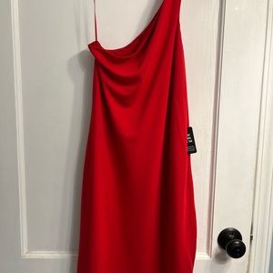 Express Body Contour One-Shoulder Dress | Size M | NWT